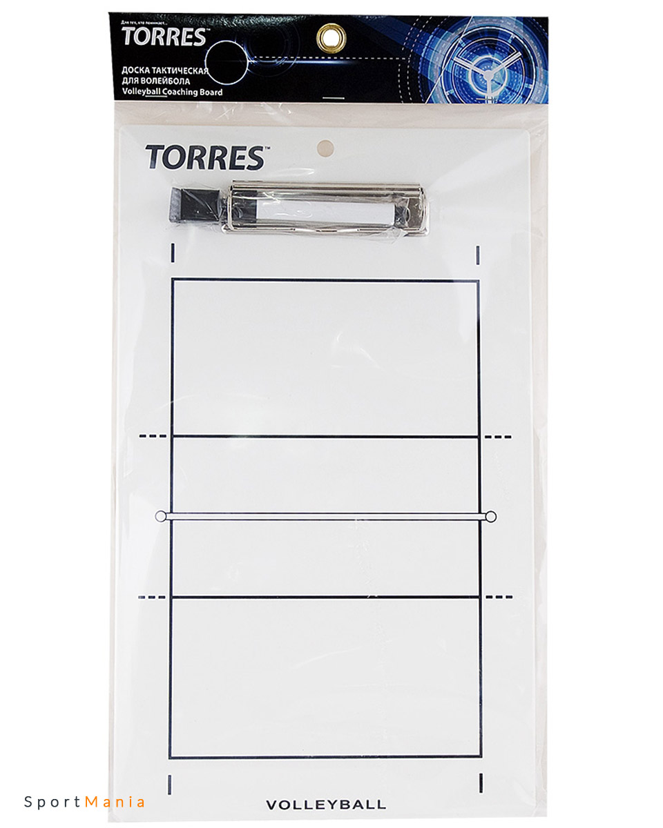 TR1001V Тактическая доска для волейбола Torres белый