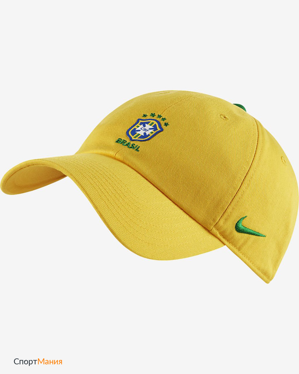 881711-749 Бейсболка Nike Brasil CBF H86 Core желтый