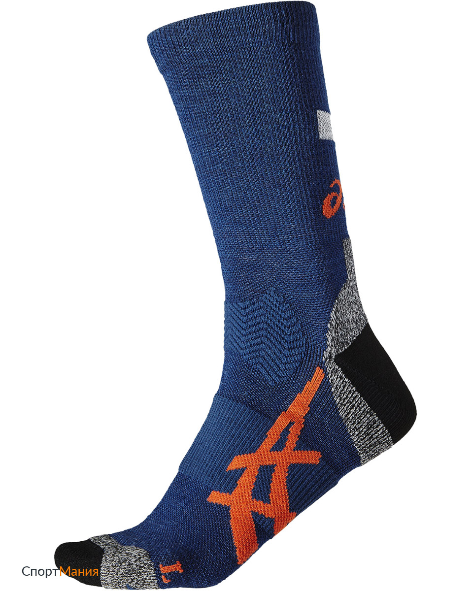128059-8130 Зимние беговые носки Asics Winter Running sock (1 пара) темно-синий