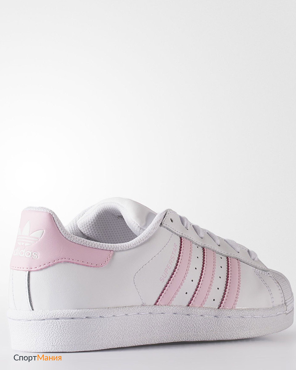 BA9915 Женские кроссовки Adidas Superstar W белый, розовый женщины цвет  белый, розовый