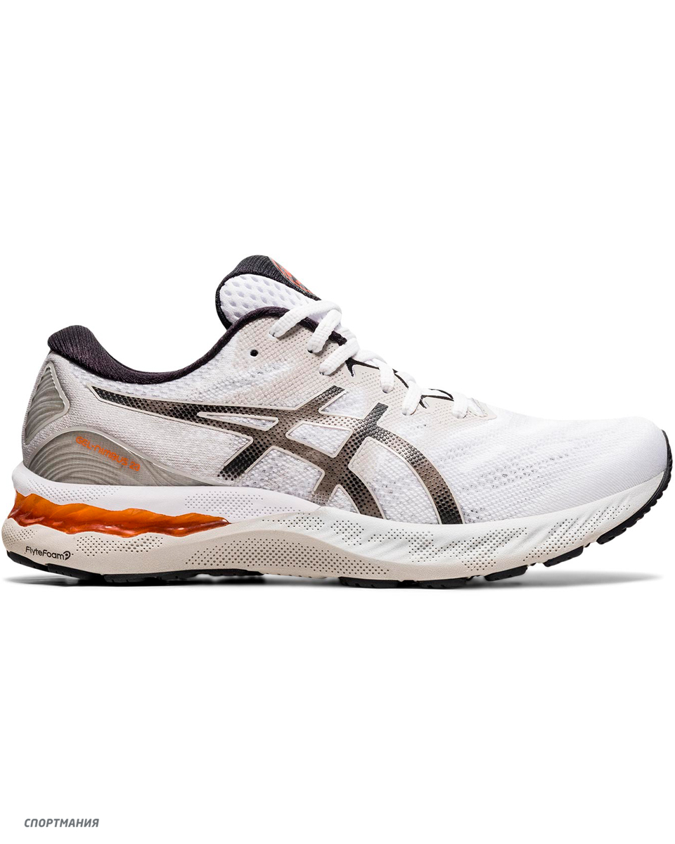 1011B004-404 Кроссовки беговые Asics Gel-Nimbus 23 синий, черный, белый, салатовый