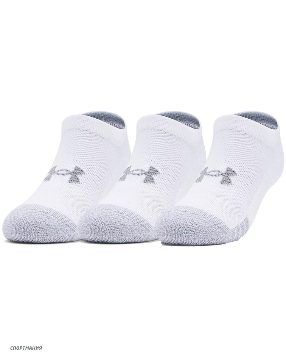 1346754-100 Детские носки Under Armour HeatGear NS белый, серый