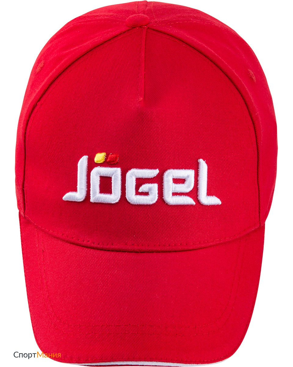 JC-1701-021 Бейсболка Jogel JC-1701 красный, белый