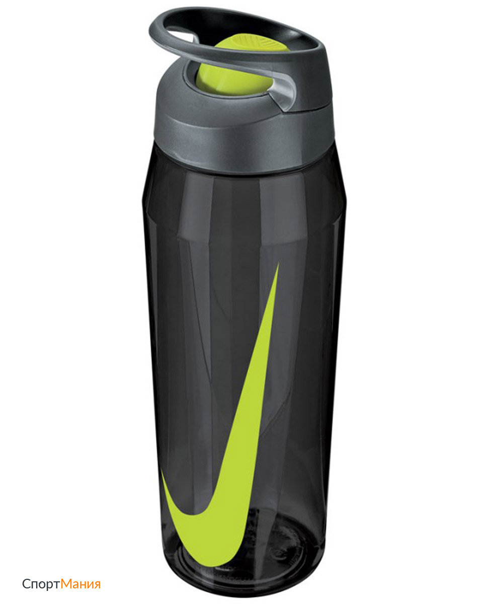 N.OB.E5.017.32 Бутылка для воды Nike TR Hypercharge Rocker серый, светло-зеленый