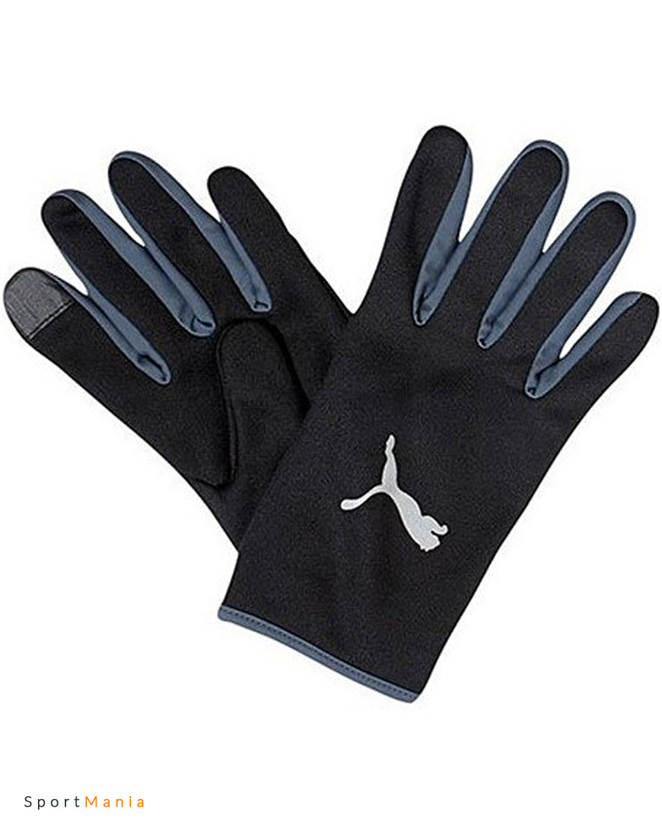 4104101 Перчатки Puma PR Thermo Gloves черный, темно-синий