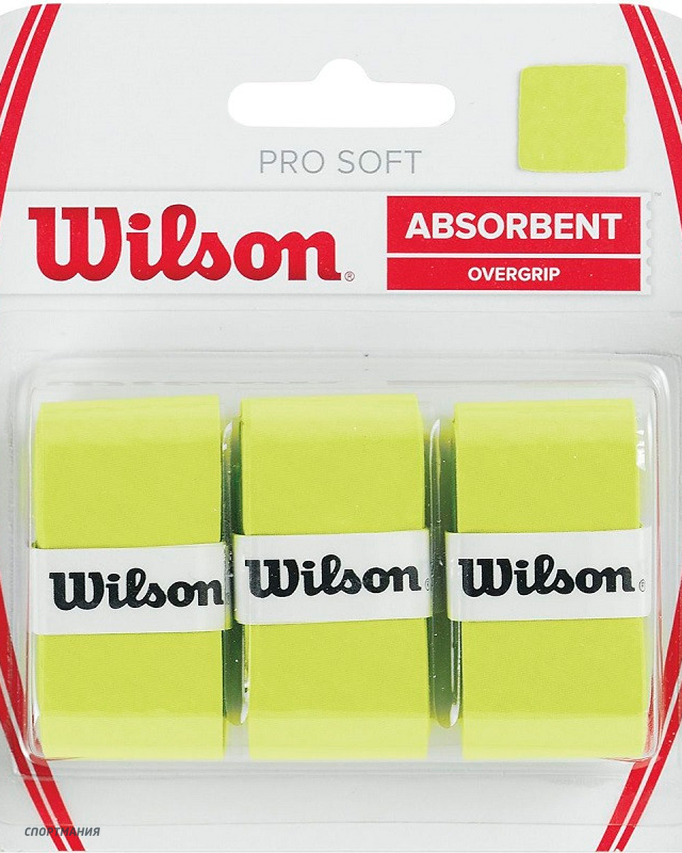 WRZ4040LI Овергрип Wilson Pro Soft Overgrip салатовый