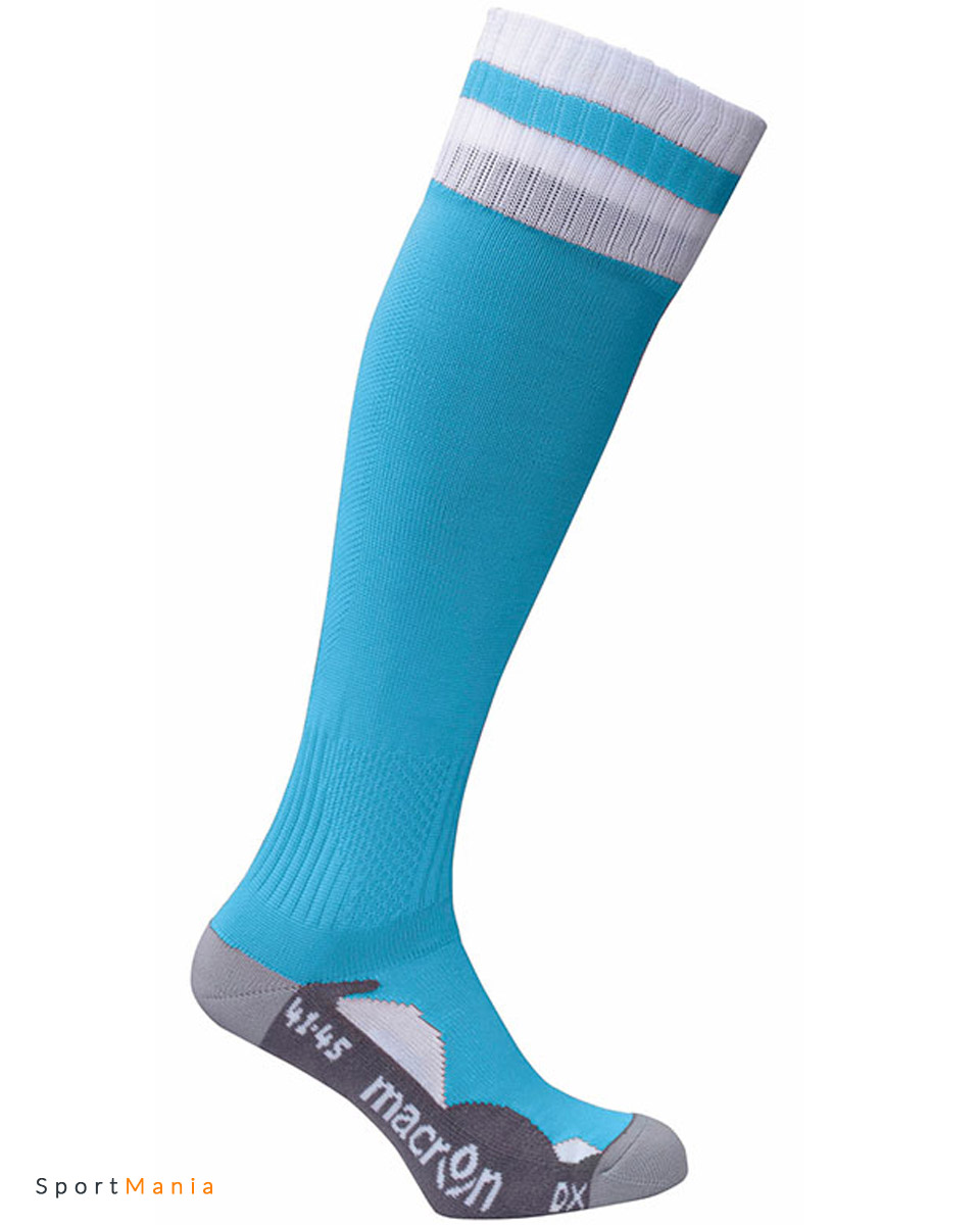 59500301 Футбольные гетры Macron Azlon синий, белый