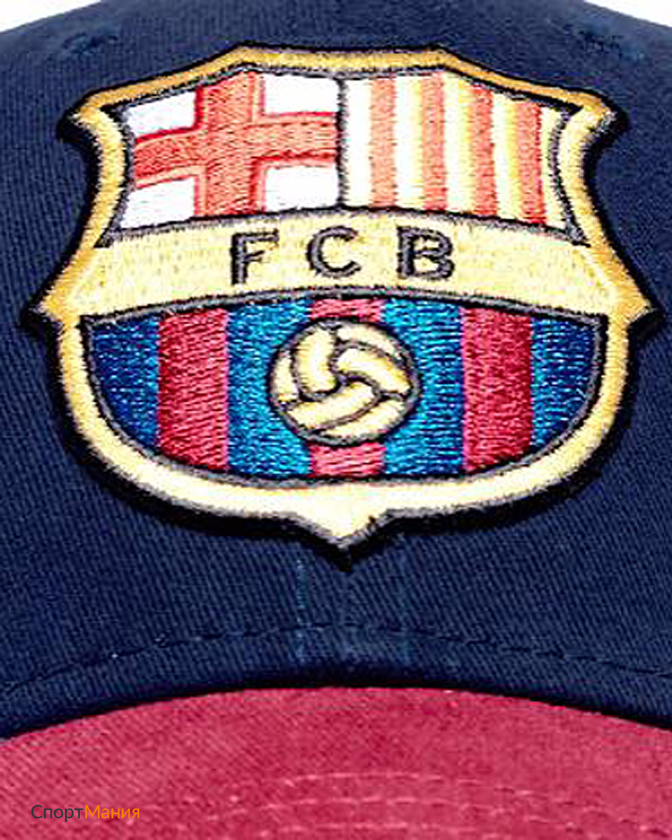 107723 Бейсболка Atributika&Club Barcelona FC 23 темно-синий, коричневый