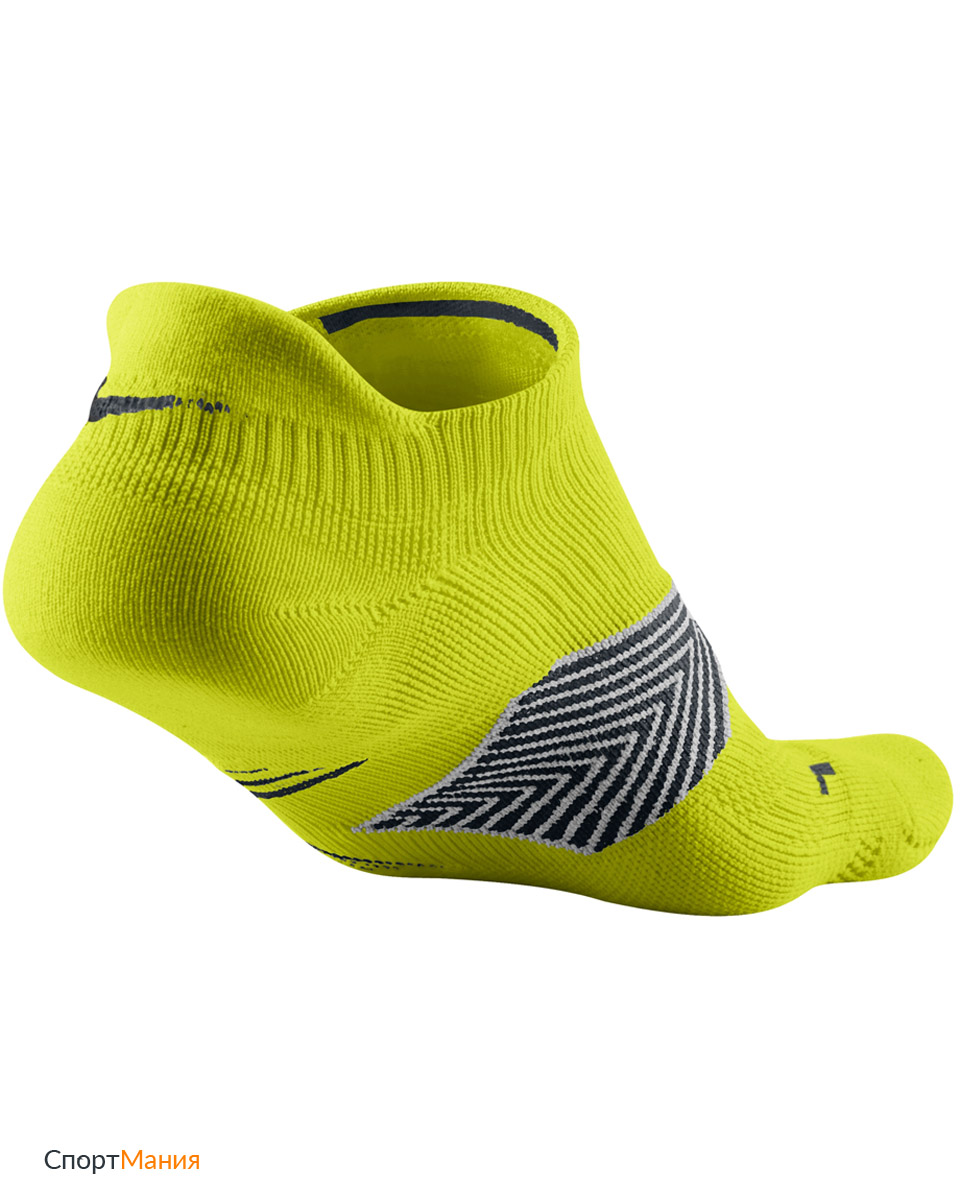 SX4750-360 Носки спортивные Nike Running Cushion No-show светло-зеленый