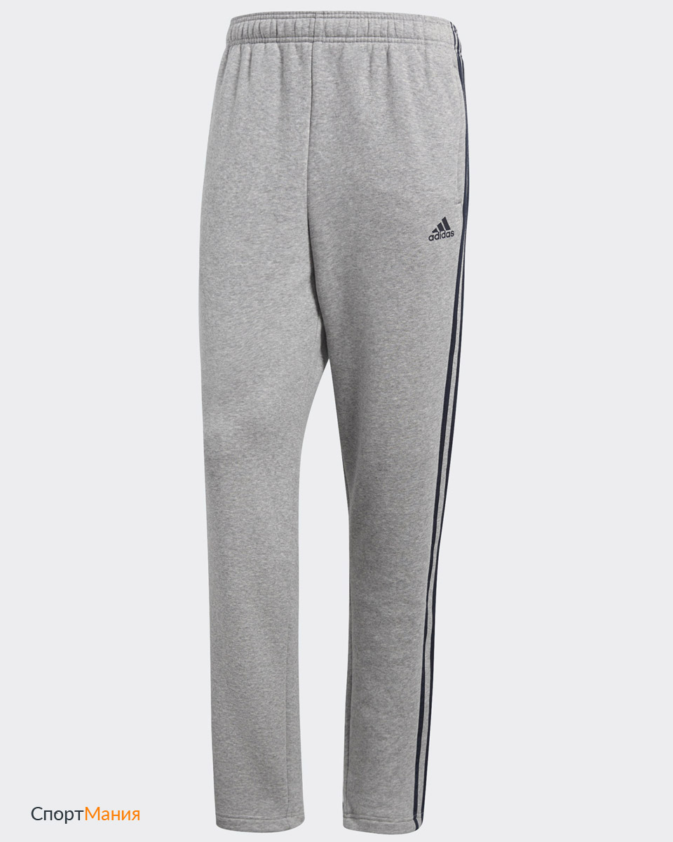Флисовые брюки Adidas Essentials 3-Stripes мужчины цвет серый