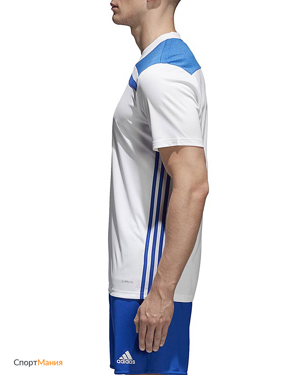 Ninguna Acción de gracias gusto CE8970 Футболка Adidas Regista 18 белый, синий мужчины цвет белый, синий