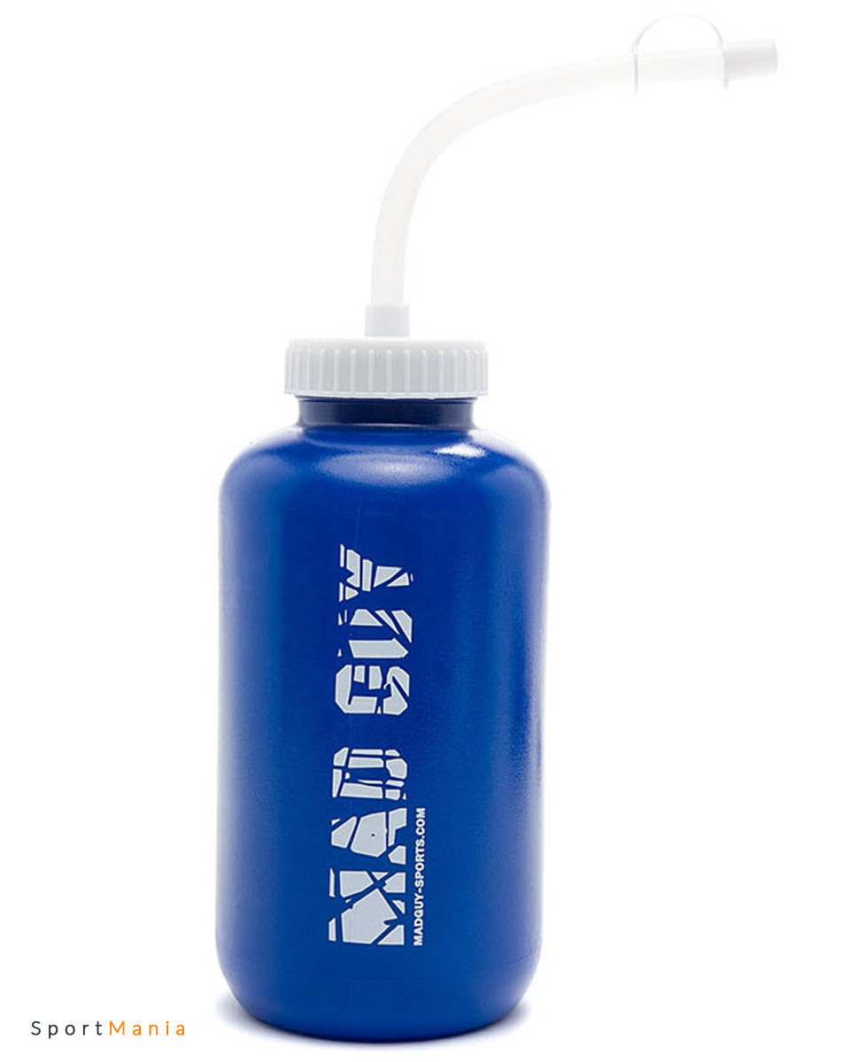 Бутылка для воды с соломинкой Mad Guy 0,95 л Бутылка для воды с соломинкой Mad Guy 0,95 л синий, бел