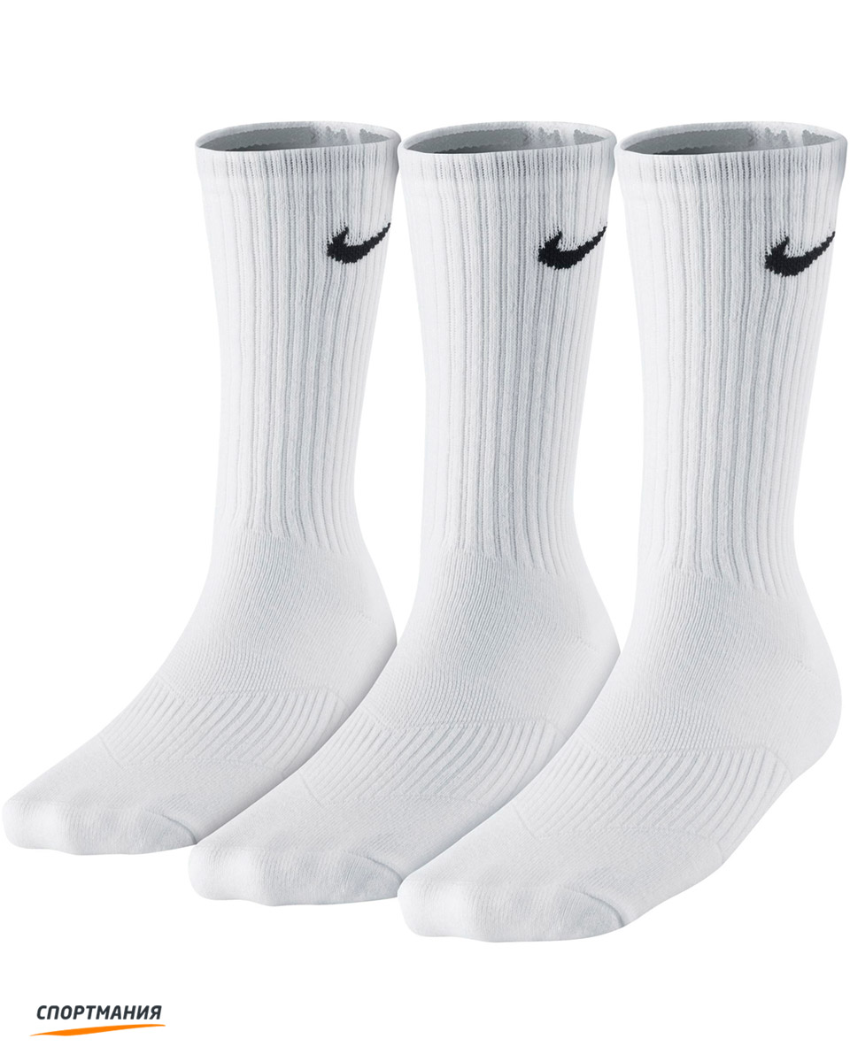 SX4719-101 Детские носки Nike Cotton Cushion Crew Moist (3 пары) белый