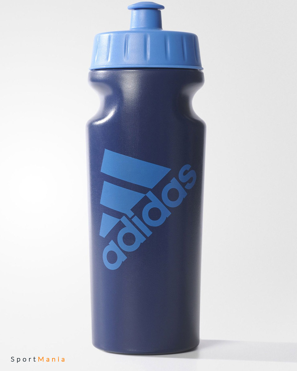 AY4344 Спортивная бутылка для воды Adidas 0,5л темно-синий, голубой