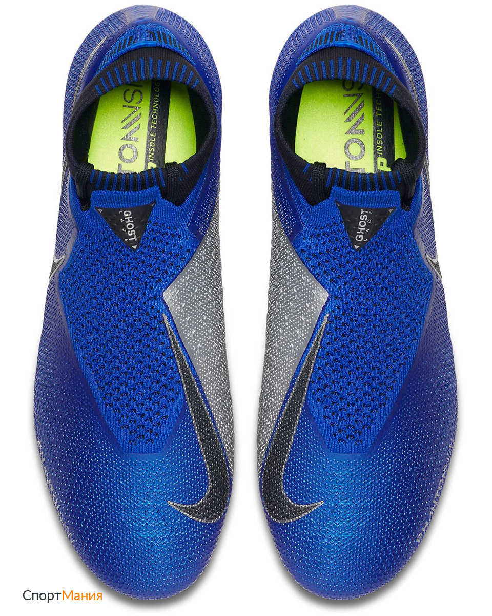 AO3264-400 Бутсы Nike Phantom VSN Elite DF SG-Pro AC синий, серый