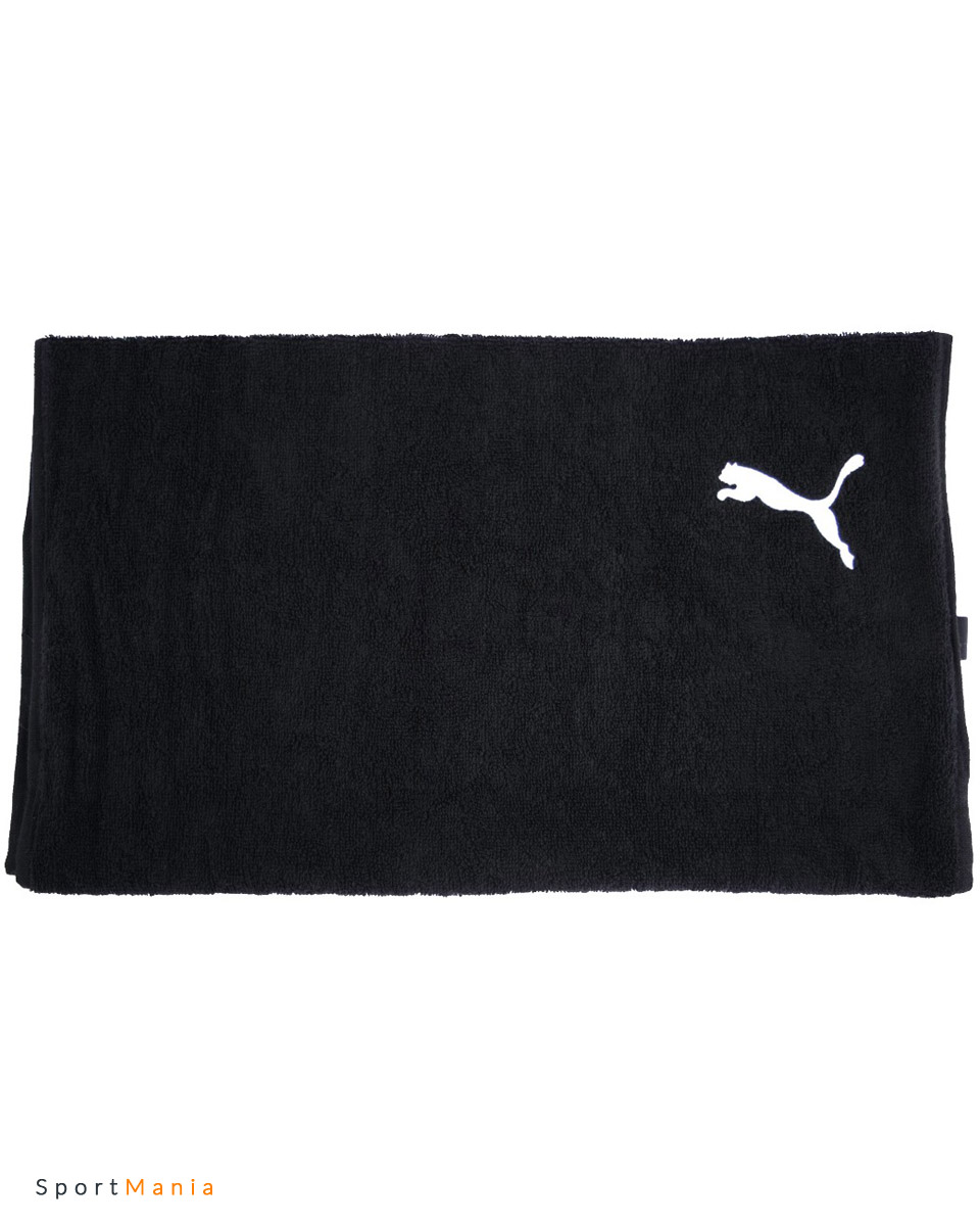 05314601 Полотенце Puma Training Towel черный, белый