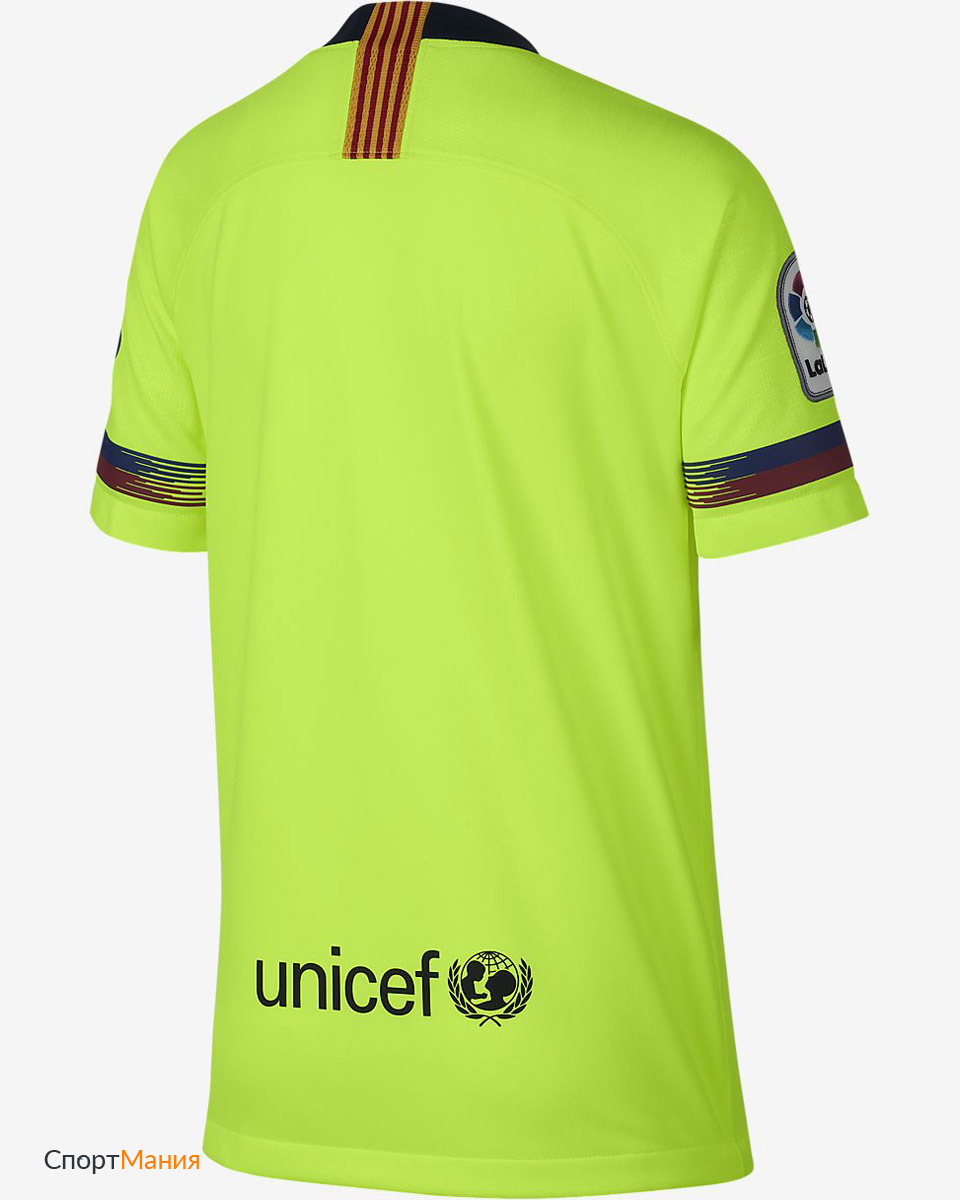919236-703 Футболка детская Nike 18/19 FC Barcelona Stadium Away