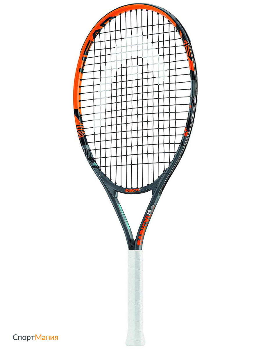 234316 Теннисная ракетка Head Radical 25 H45 серый, оранжевый