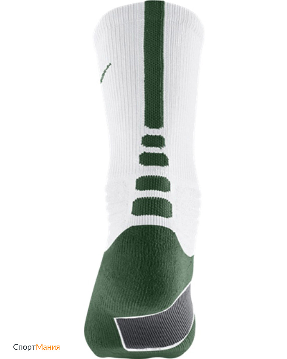 SX4801-137 Носки Nike Hyperlite Basketball Crew белый, зеленый