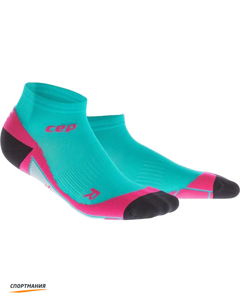 C090W-L4 Женские компрессионные носки CEP C090W голубой, розовый