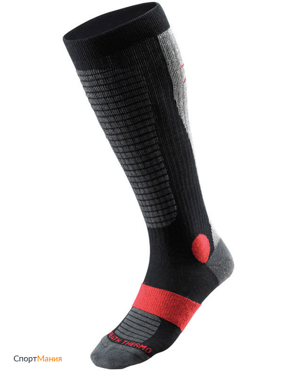 73XUU1511-09 Термоноски Mizuno Socks Heavy Ski черный, серый