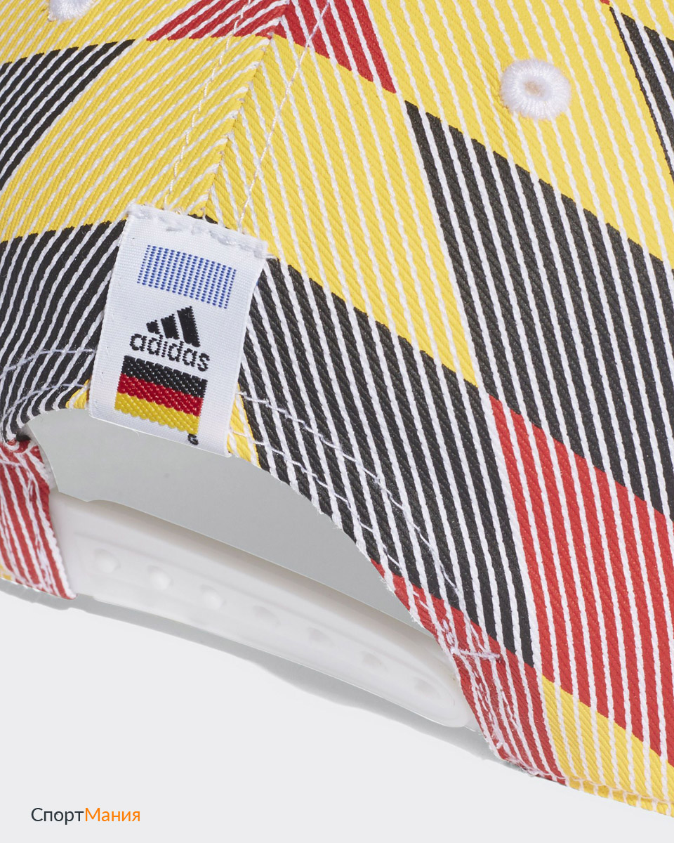 CF5196 Бейсболка Adidas CF Cap Deutschland белый, черный