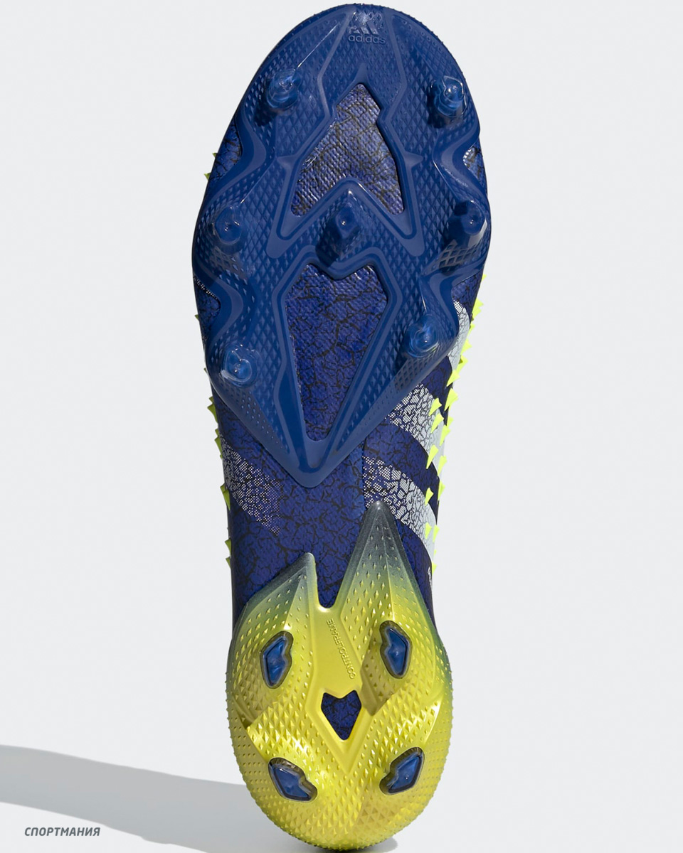 FY0743 Бутсы Adidas Predator Freak .1 FG черный, синий, белый, желтый  мужчины цвет черный, синий, белый, желтый