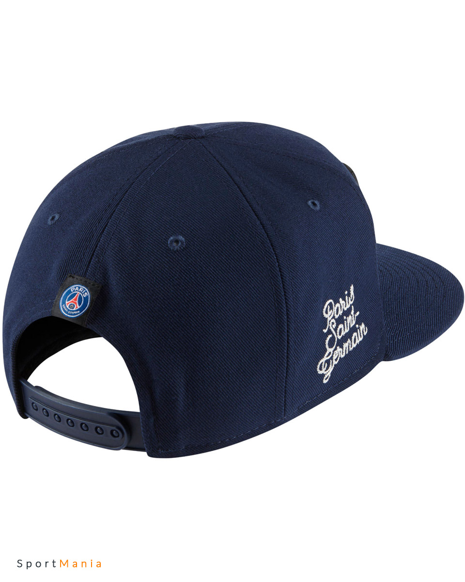 850525-410 Бейсболка Nike PSG Cap Squad темно-синий, черный