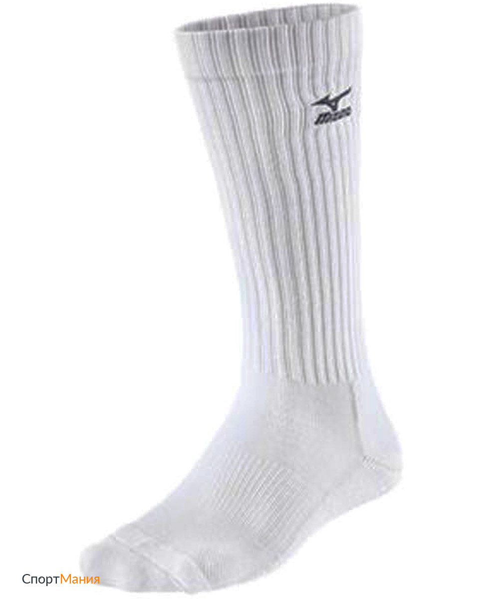 67XUU7161-01 Гольфы волейбольные Mizuno Volley sock long белый, черный