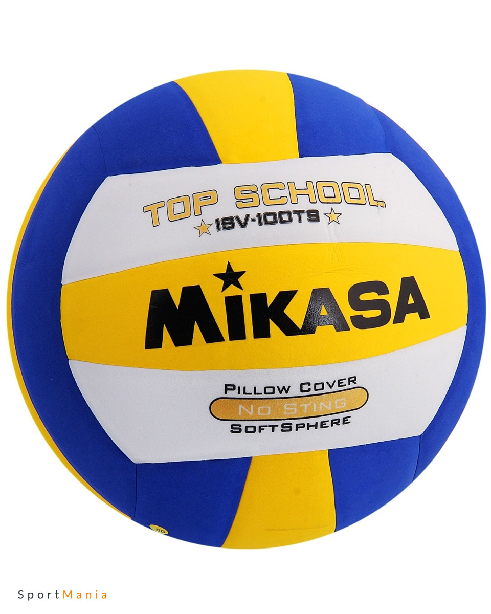 ISV100TS Волейбольный мяч Mikasa ISV100TS белый, желтый, синий