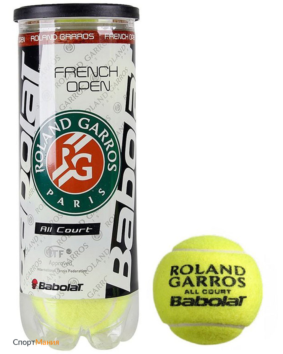Мячи для большого тенниса Babolat French Open All Court 3B