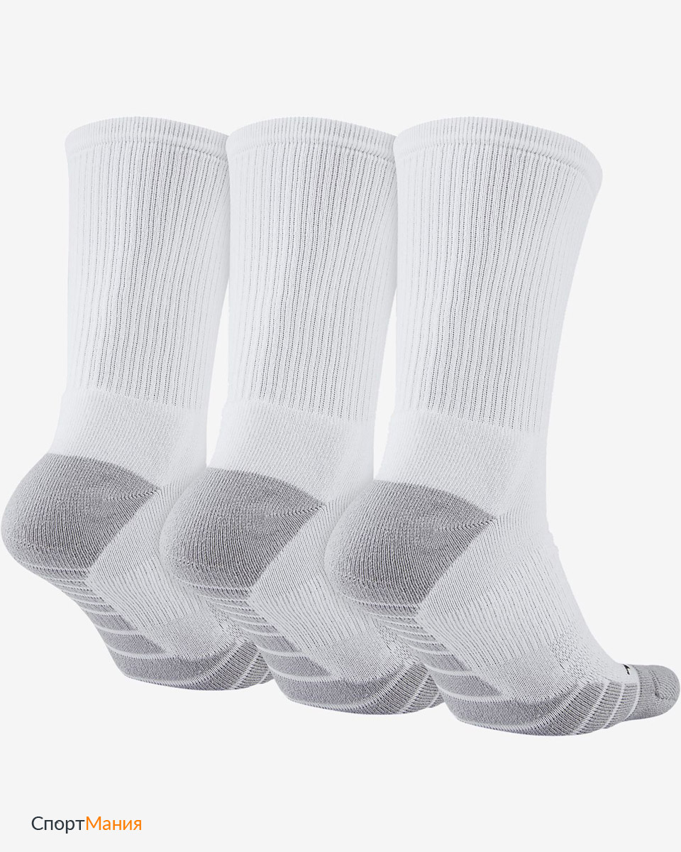 SX5547-100 Носки для тренинга Nike Dry Cushion Crew (3 пары) белый