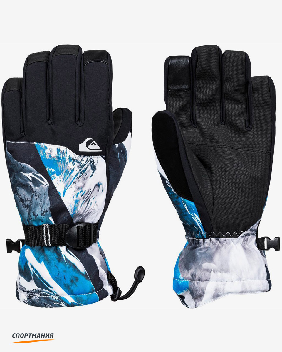 EQYHN03125-BNR7 Перчатки Quicksilver Mission Glove белый, синий, черный