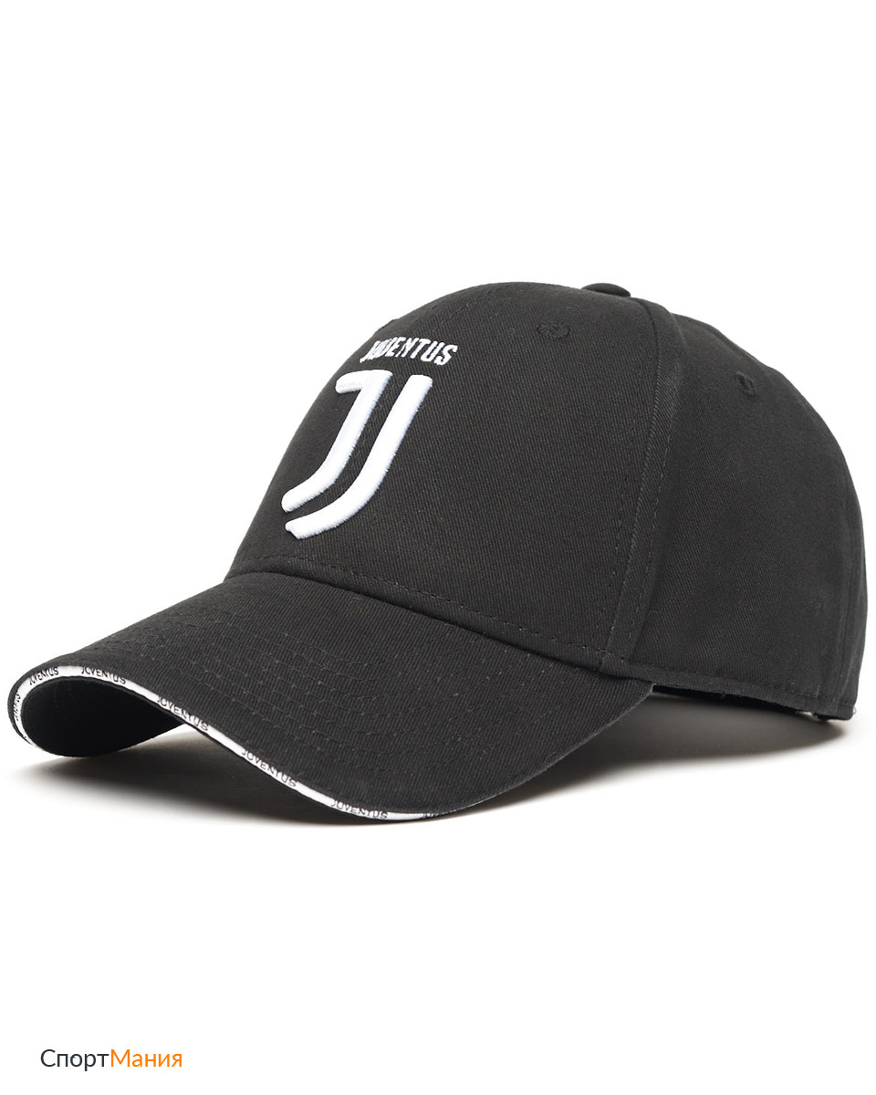 37201 Бейсболка подростковая Atributika&Club Juventus Grey черный, белый