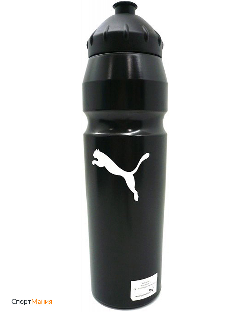 5263201 Бутылка пластиковая Puma Waterbottle Plastic черный, белый