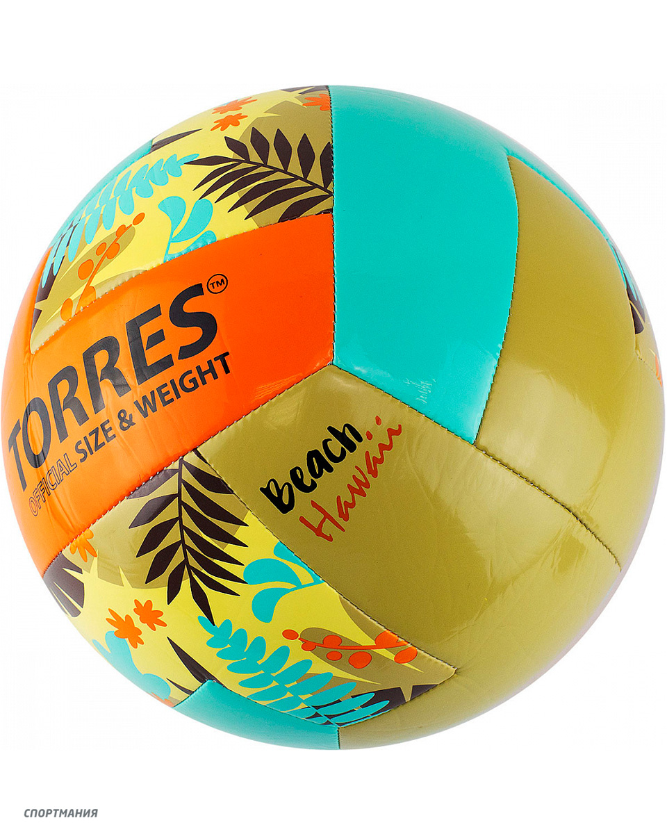 V32075B Мяч для пляжного волейбола Torres Hawaii различные цвета