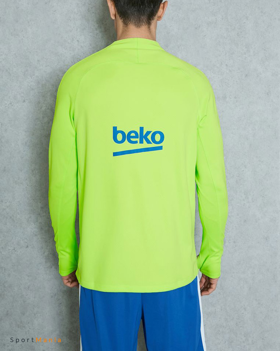 808922-369 Тренировочный джемпер Nike FC Barcelona светло-зеленый