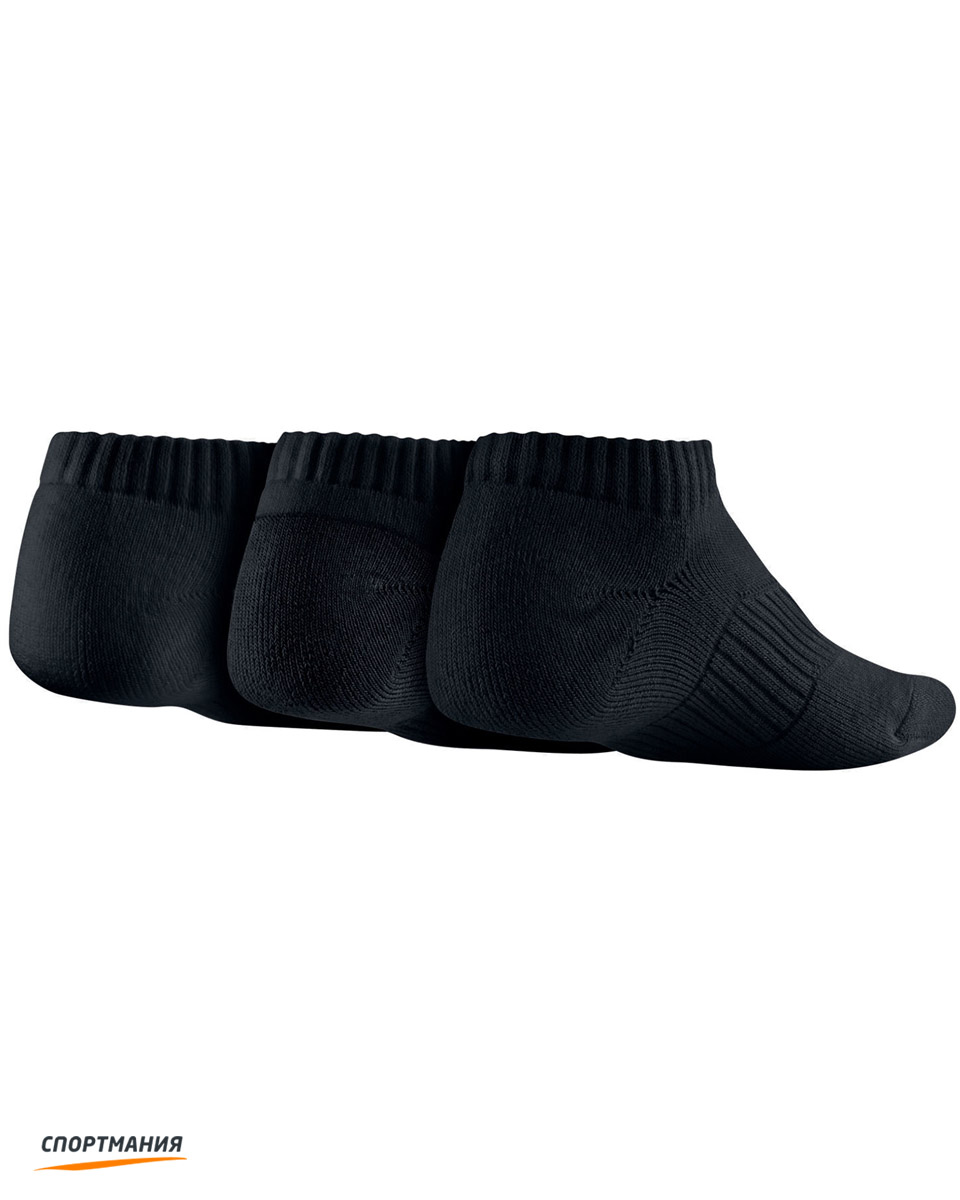 SX4721-001 Детские носки Nike Yth Cushion No Show (3 пары) черный