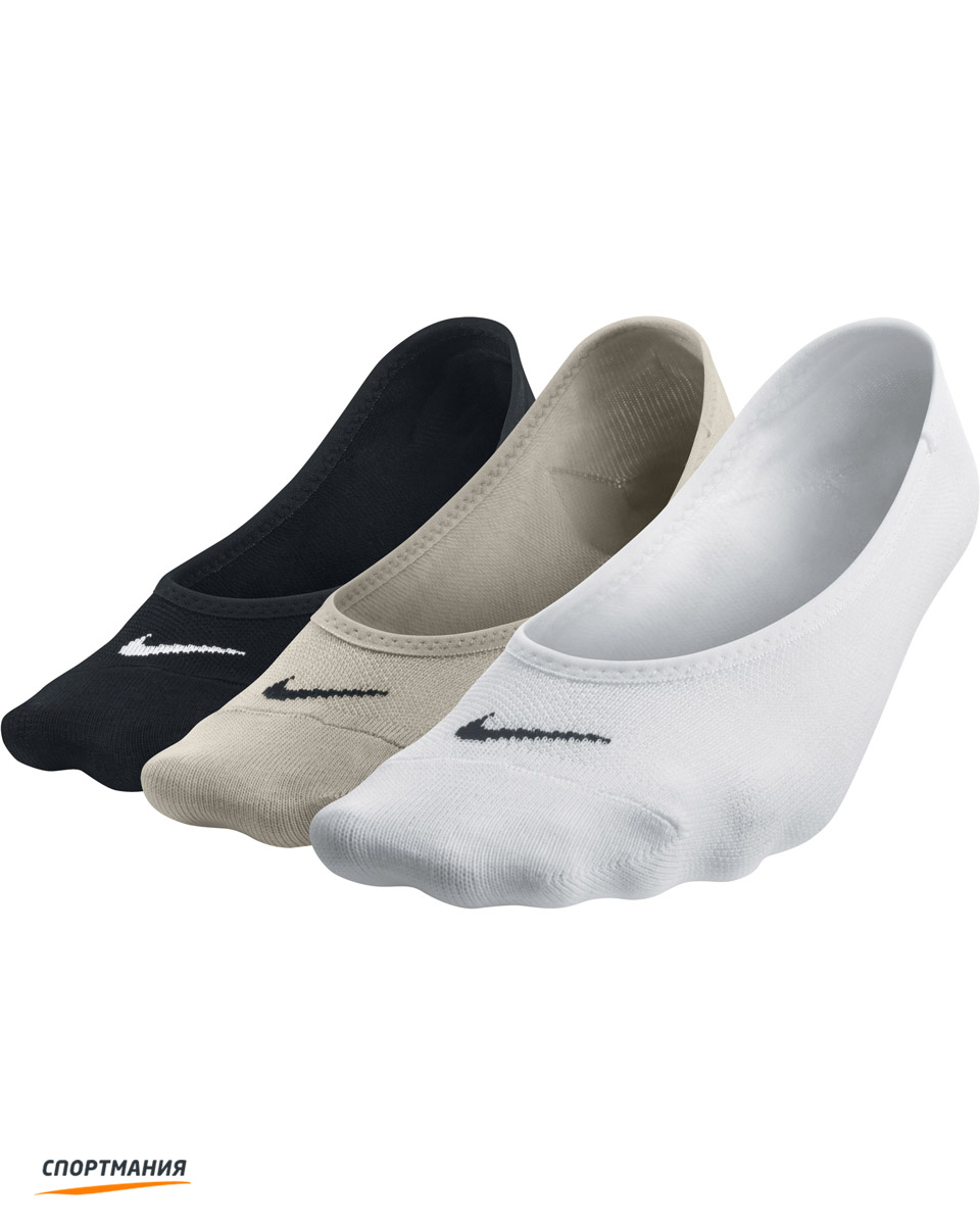 SX4863-900 Комплект носков Nike Lightweight 3-Pack белый, серый, черный