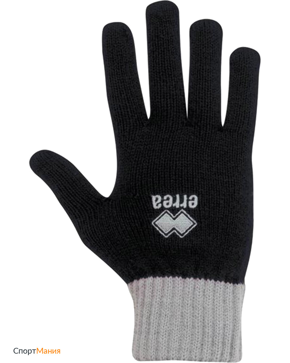 T0148000260 Перчатки Errea Mitten Gloves черный, серый