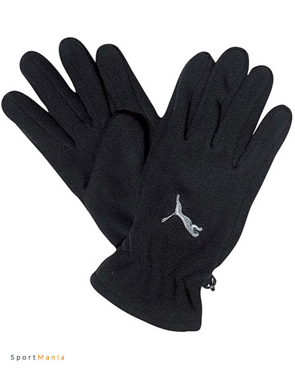 4086112 Перчатки Puma Fundamentals Fleece Gloves черный
