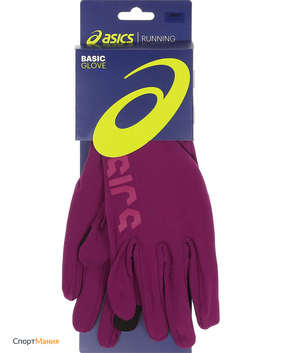 3013A033-600 Беговые перчатки Asics Basic Gloves фиолетовый