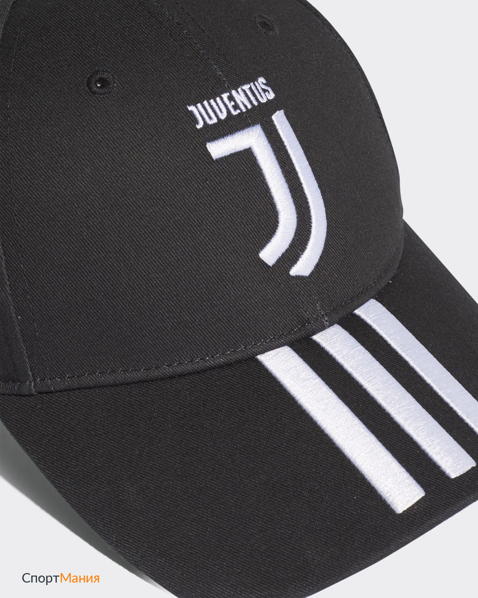 CY5558 Кепка Adidas Juventus 3-Stripes черный, белый
