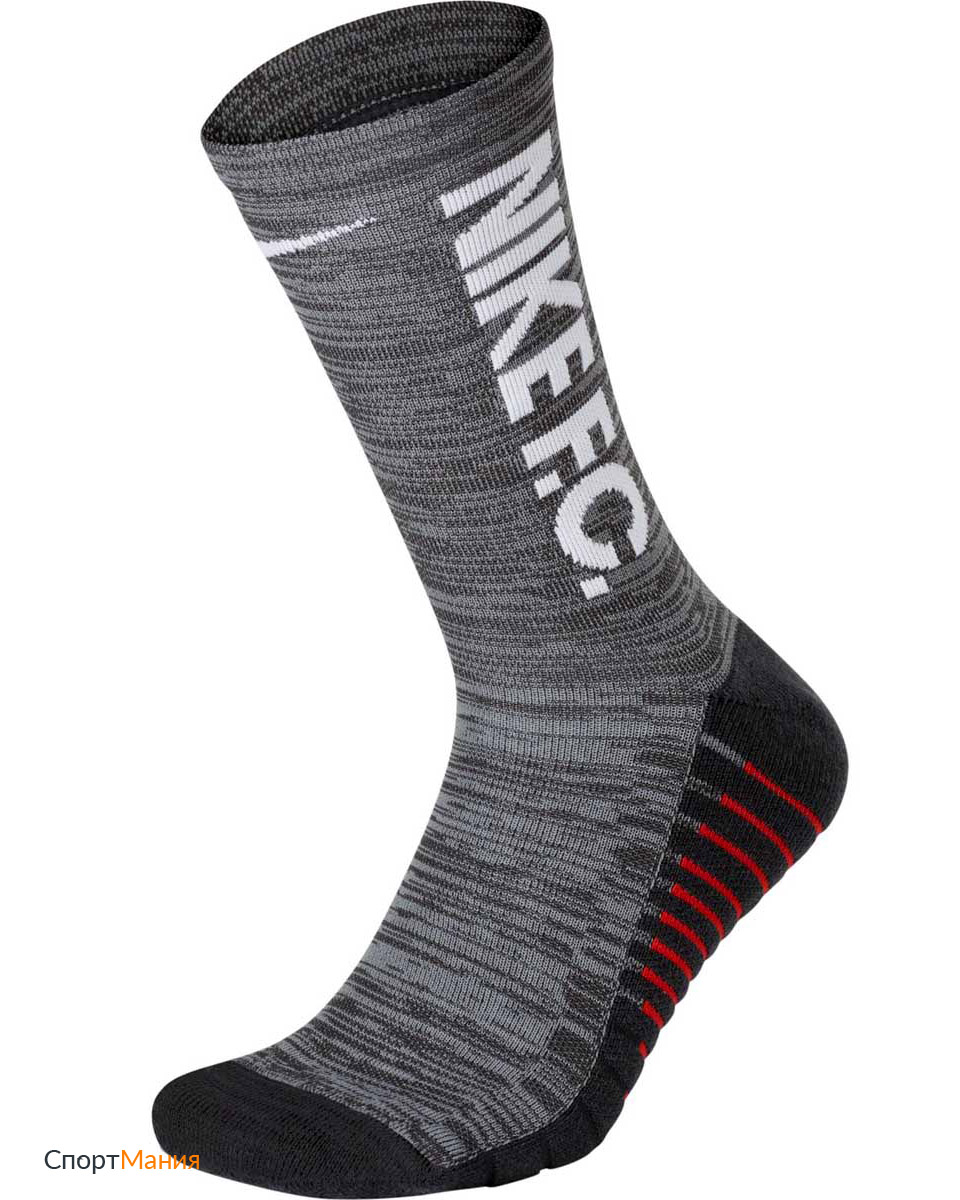SX7237-060 Носки Nike FC Graphic Crew серый, красный