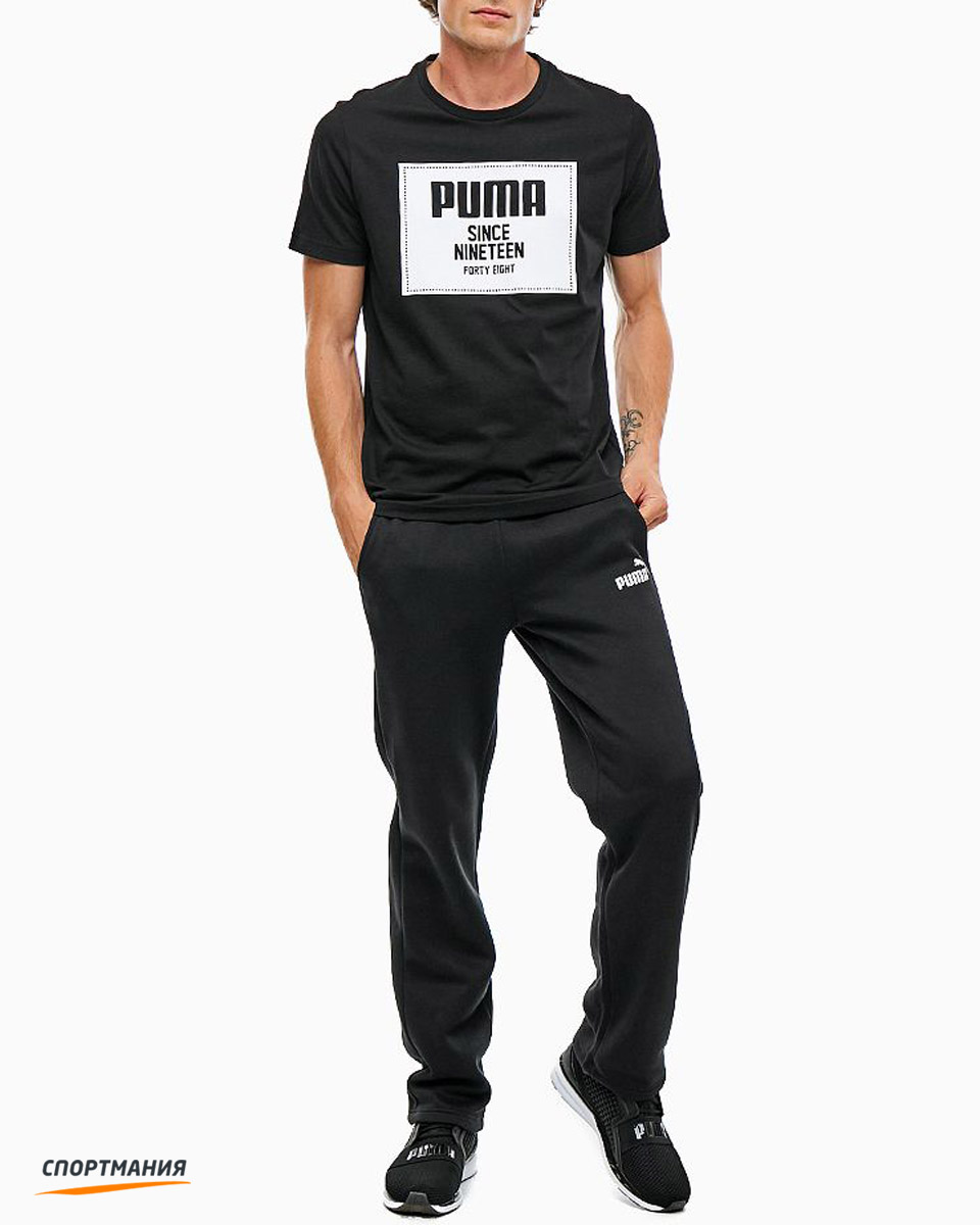 85175501 Брюки Puma ESS Logo Pants FL черный мужчины цвет черный