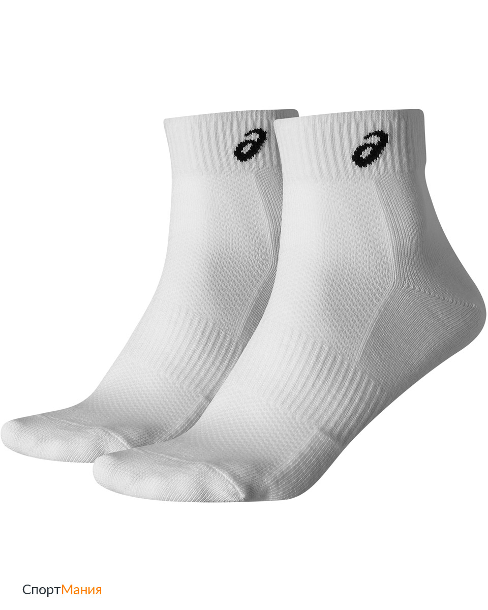 132072-0001 Беговые носки Asics Quater sock (2 пары) белый