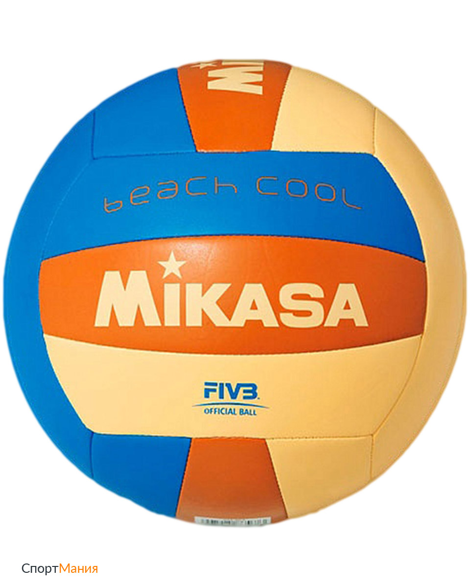 VXS-BC2 Мяч для пляжного волейбола Mikasa VXS синий, оранжевый