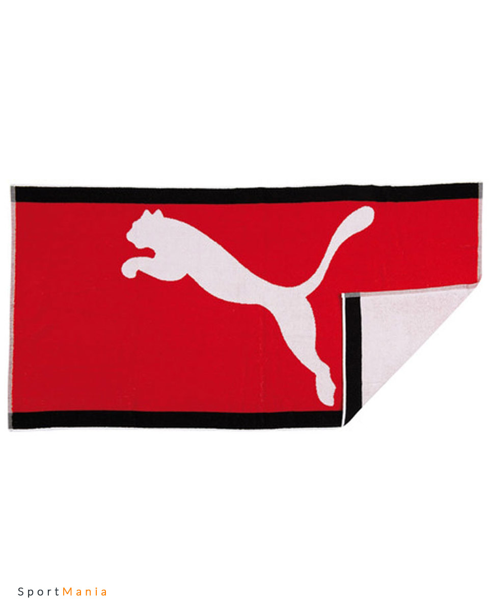 65311101 Полотенце Puma Foundation Towel красный, белый