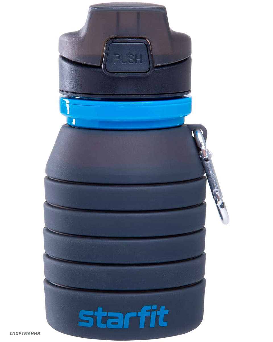 УТ-00016606 Бутылка для воды Starfit FB-100 серый, голубой, белый