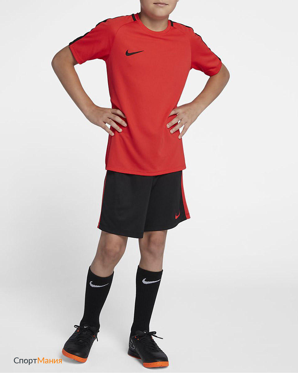 cuatro veces Corea centavo 832901-018 Детские тренировочные шорты Nike Academy черный, красный дети  цвет черный, красный
